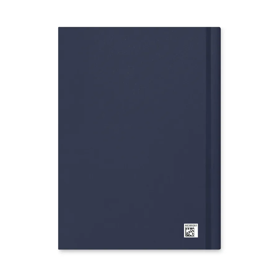 AltarWell Moon & Intention Journal, navy hardcover, back cover
